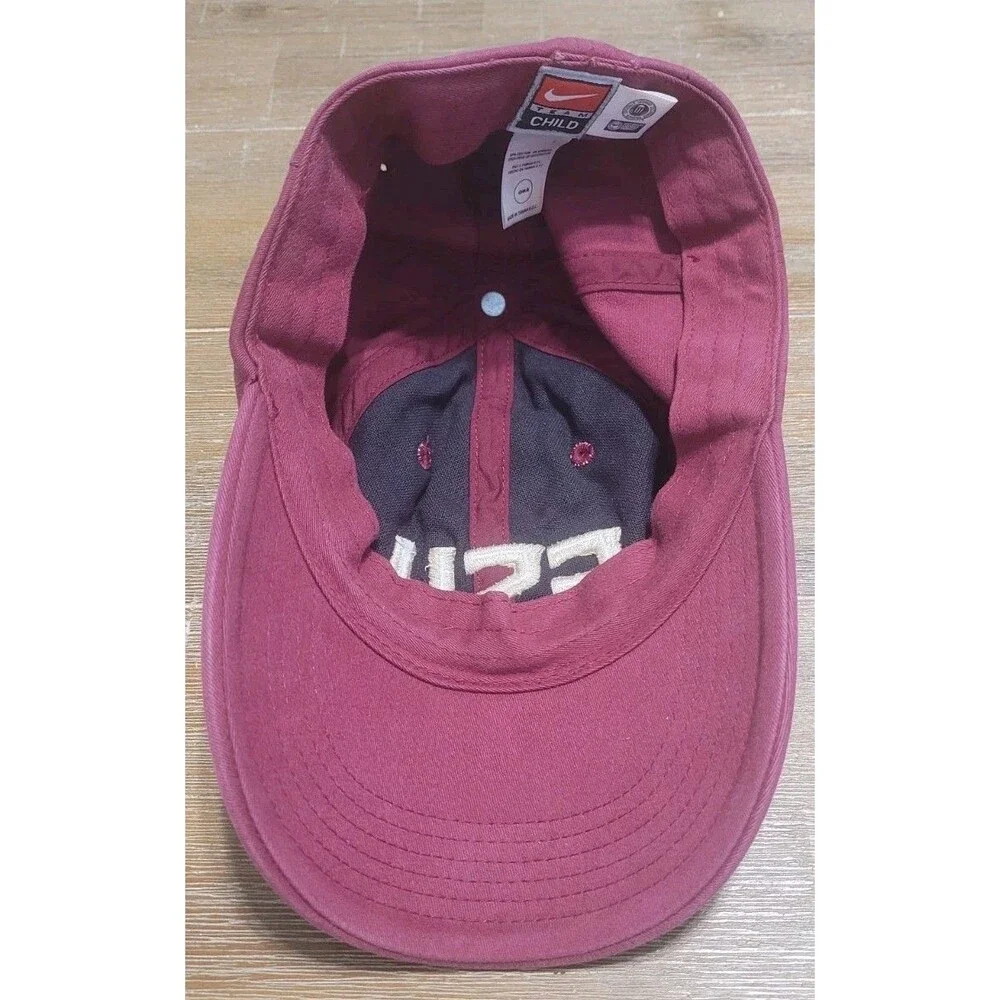 Vintage Nike Team FSU Florida State Seminoles Hat Cap Child 0-5 Fitted Garnet